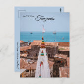 Carte Postale Une vue de l'île de Zanzibar Tanzanie (Devant / Derrière)