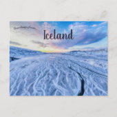 Carte Postale Une vue de l'Islande (Devant)