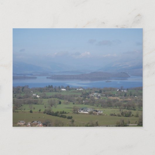 Carte Postale Une vue de Loch Lomond de la boulette (Devant)