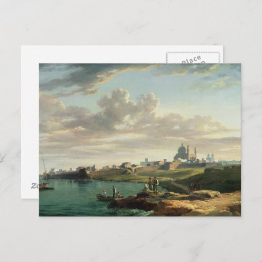 Carte Postale Une vue de Montevideo (Devant / Derrière)