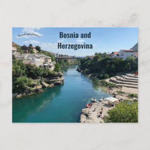 Carte Postale Une vue de Mostar Bosnie-Herzégovine
