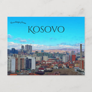 Carte Postale Une vue de Pristina Kosovo