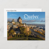 Carte Postale Une vue de Québec Québec Québec Canada (Devant / Derrière)