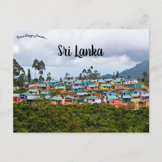Carte Postale Une vue de Ragala Sri Lanka (Devant)