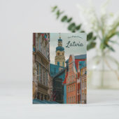 Carte Postale Une vue de Riga Lettonie (Debout devant)