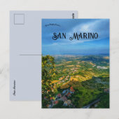 Carte Postale Une vue de Saint-Marin (Devant / Derrière)