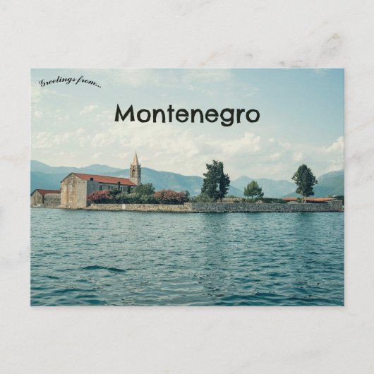 Carte Postale Une vue de Tivat Monténégro (Devant)