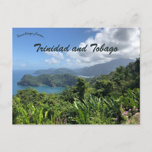 Carte Postale Une vue de Trinité-et-Tobago (Devant)