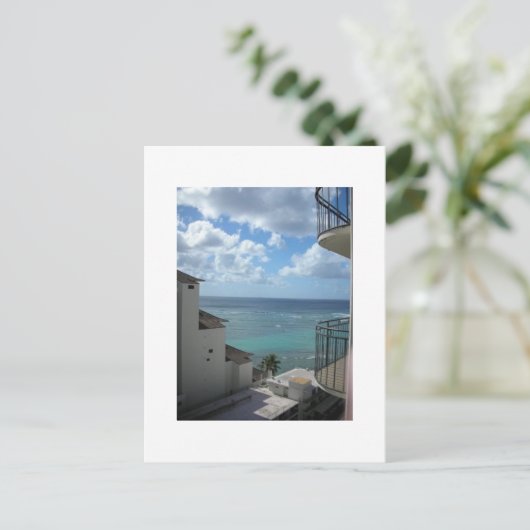 Carte Postale Une vue d'Honolulu (Debout devant)