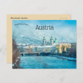 Carte Postale Une vue d'Innsbruck Autriche (Devant / Derrière)