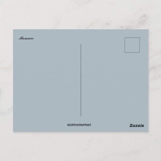 Carte Postale Une vue du port de Monaco (Dos)