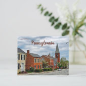 Carte Postale Une vue Pittoresque de Wrightsville Pennsylvanie (Debout devant)