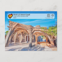 UNESCO - Antoni Gaud, Crypte à la Colonia G  ell