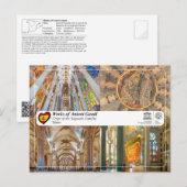Carte Postale UNESCO - Antoni Gaudí - Sagrada Família - Crypte (Devant / Derrière)