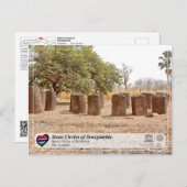 Carte Postale UNESCO - Cercles de pierre de Sénégal - Kerbatch (Devant / Derrière)