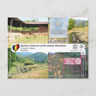 Carte Postale UNESCO - Forteresses Daciennes - Costesti-Cetatuie