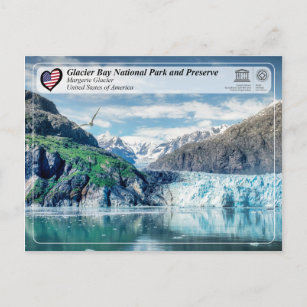 Carte Postale UNESCO - Glacier Bay NP - Glacier Margerie