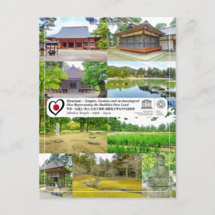 Carte Postale UNESCO - Hiraizumi, Terre pure bouddhiste - Mōtsu-