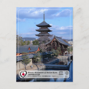 Carte Postale UNESCO Kyoto Kyo-o-gokoku-ji (To-ji) 教王護国寺 (東寺)