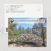 Carte Postale UNESCO - Lieu funéraire de l'âge de bronze de Samm (Devant / Derrière)