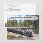 Carte Postale UNESCO - Lieu funéraire de l'âge de bronze de Samm (Devant / Derrière)