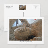 Carte postale, UNESCO maman, Pompéi, Italie Dents (Devant / Derrière)