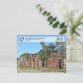 Carte Postale UNESCO - Missions jésuites de la Guarani (Debout devant)