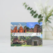 Carte Postale UNESCO - Missions jésuites de la Guarani (Debout devant)