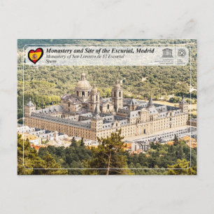 Carte Postale UNESCO - Monastère de San Lorenzo de El Escorial