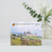 Carte Postale UNESCO - Monastère de San Lorenzo de El Escorial (Debout devant)