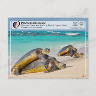 Carte Postale UNESCO - Papahānaumokuākea - les Atolls des Frégat