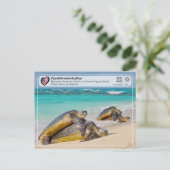 Carte Postale UNESCO - Papahānaumokuākea - les Atolls des Frégat (Debout devant)