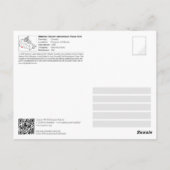 Carte Postale UNESCO - Parc international de la paix du glacier (Dos)