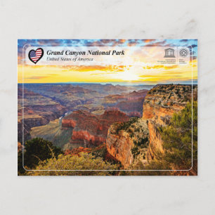 Carte Postale UNESCO - Parc national du Grand Canyon