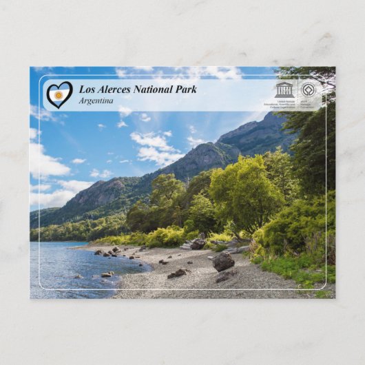 Carte Postale UNESCO - Parc national Los Alerces (Devant)