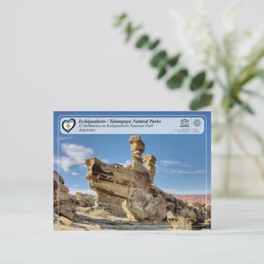 Carte Postale UNESCO - Parcs naturels de Talampaya (Debout devant)