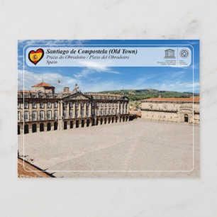 Carte Postale UNESCO - Plaza del Obradoiro / Praza do Obradoiro