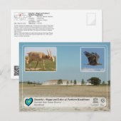 Carte Postale UNESCO - Saryarka - Réserve naturelle d'État de Na (Devant / Derrière)