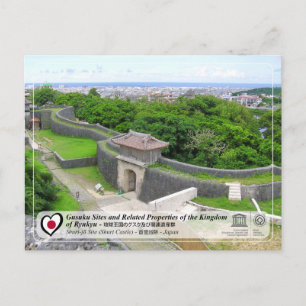 Carte Postale UNESCO - Sites de Gusuku - Château de Shuri