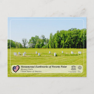 Carte Postale UNESCO - Terrassements monumentaux de Poverty Poin