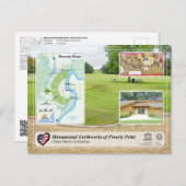 Carte Postale UNESCO - Terres monumentales de Poverty Point (Devant / Derrière)
