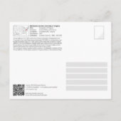 Carte Postale UNESCO - University of Virginia in Charlottesville (Dos)