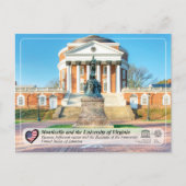 Carte Postale UNESCO - University of Virginia in Charlottesville (Devant)
