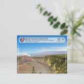 Carte Postale UNESCO - Volcans d'Hawaii - Mauna Loa et Kīlauea (Debout devant)