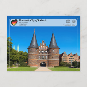 Carte Postale UNESCO WHC - Ville hanséatique de Lübeck - Holsten