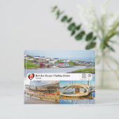 Carte Postale UNESCO WHERE - Station baleinière basque de Red Ba (Debout devant)