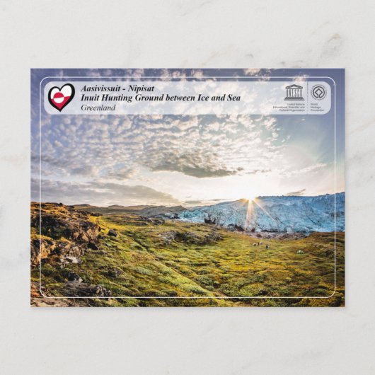 Carte Postale UNESCO WHS - Aasivissuit - Nipisat (Devant)