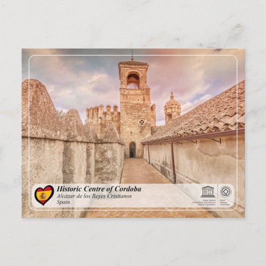 Carte Postale UNESCO WHS - Alcázar de los Reyes Cristianos (Devant)