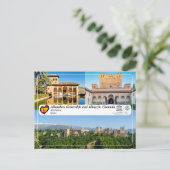 Carte Postale UNESCO WHS - Alhambra, Grenade (Debout devant)