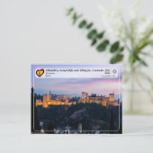 Carte Postale UNESCO WHS - Alhambra, Grenade (Debout devant)